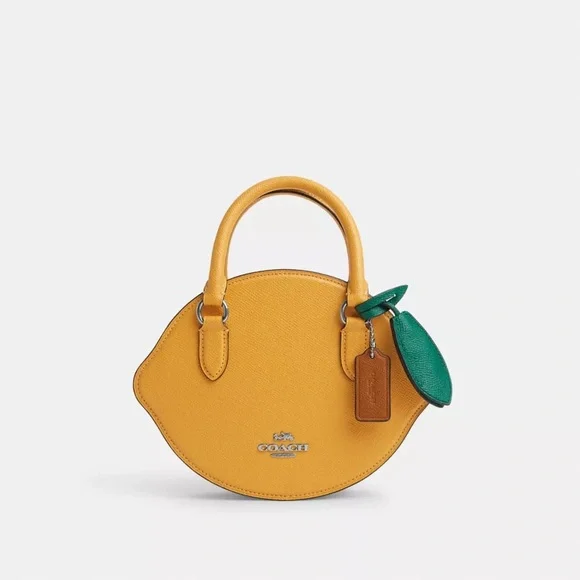 NWT！COACH Lemon Crossbody Bag（COACH CR251 ）Silver/Honeycomb